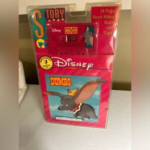Disney's Dumbo Read-Along Book & Tape by Disney (Cassette, Disney) BRAND NEW